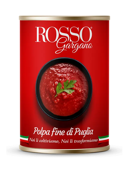 Pulpe fine de tomate des Pouilles 400 g · boîte