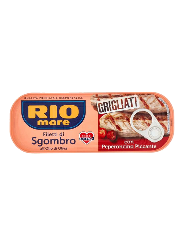 Rio Mare filets de maquereau grillés au piment 120 g · boîte