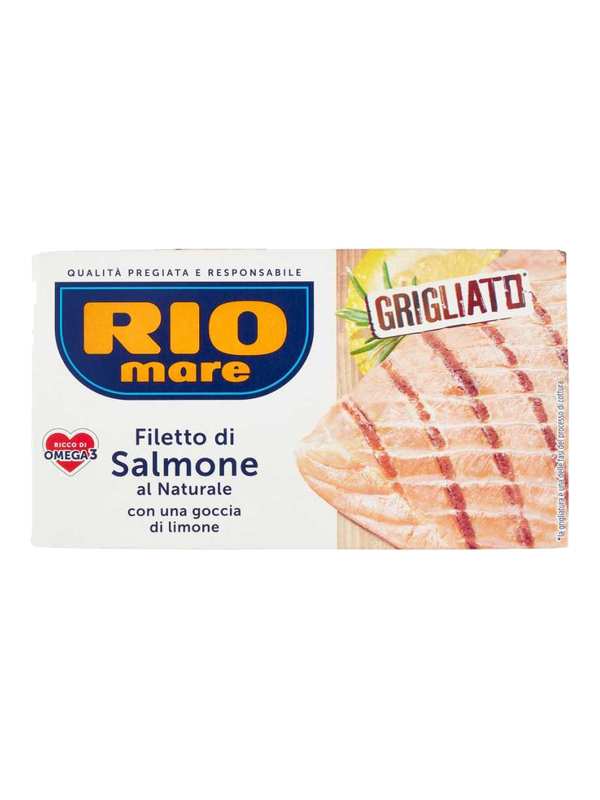 Rio Mare filets de saumon grillés au naturel, citron 125 g · boîte