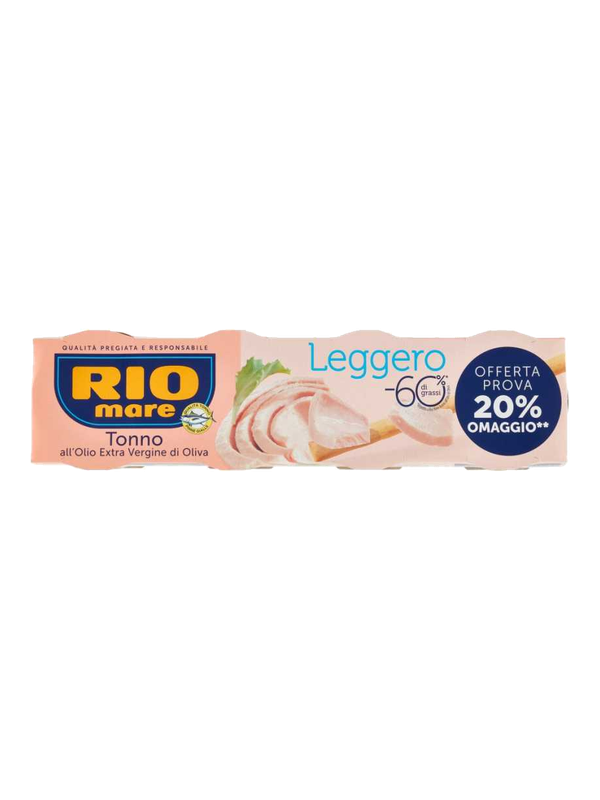 Rio Mare thon léger à l'huile d'olive vierge extra 4 x 60 g · lot