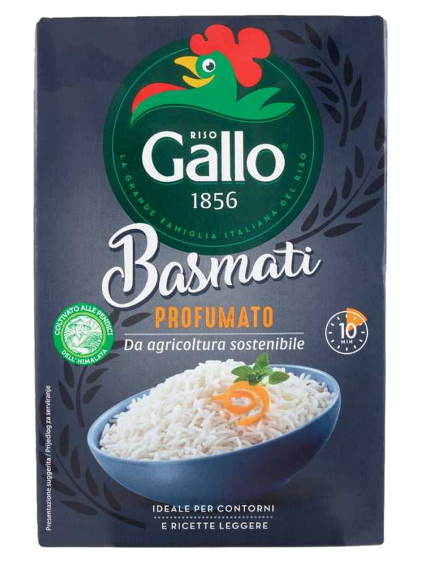 Riso Gallo riz basmati parfumé 500 g · boîte