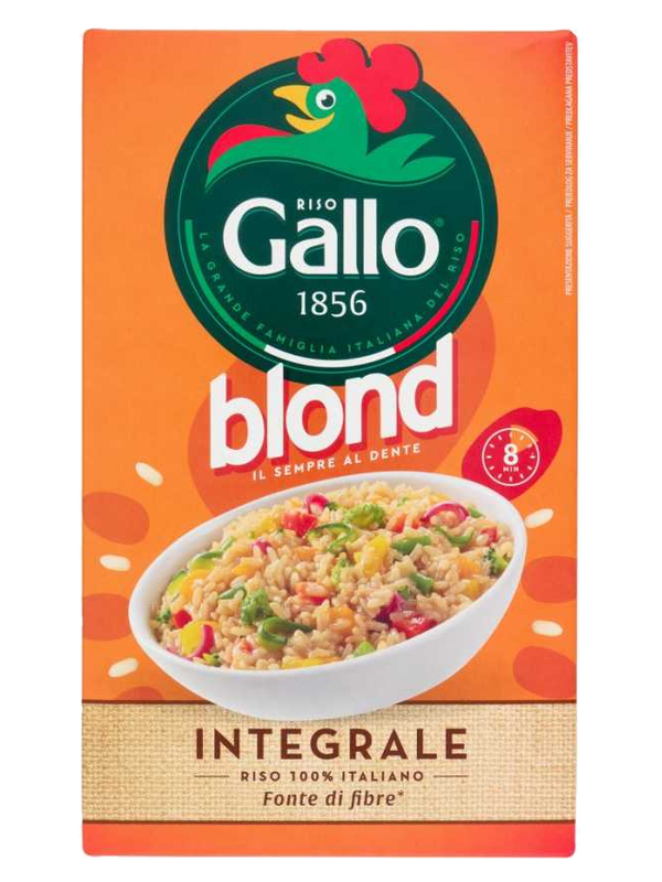 Riso Gallo riz Blond complet 1 kg · boîte