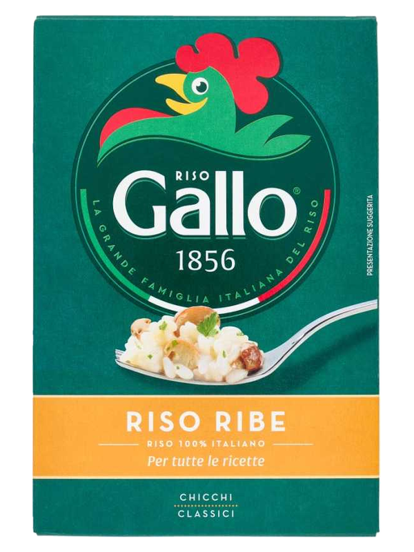 Riso Gallo riz Ribe Gran Gallo 500 g · boîte