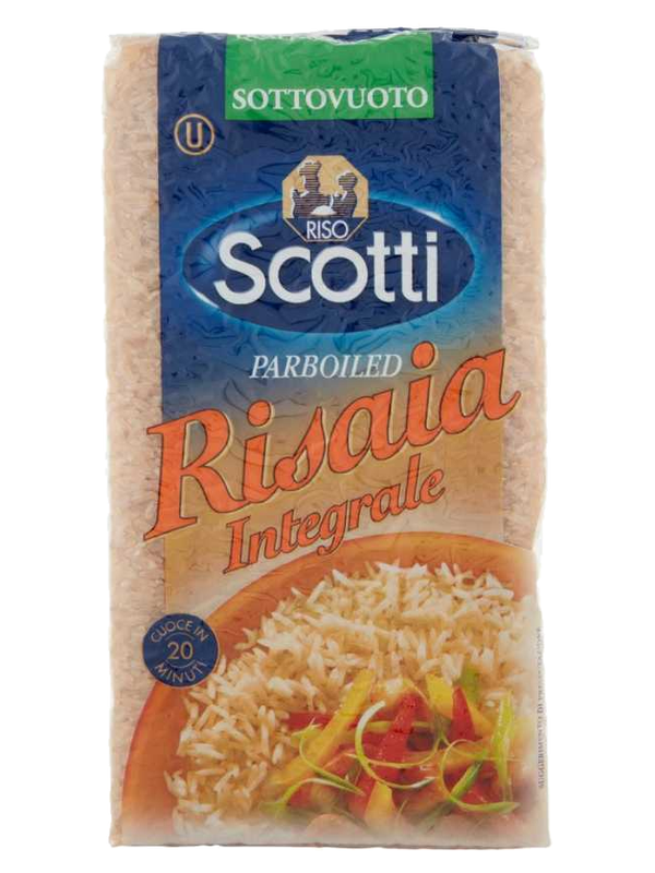 Riso Scotti riz complet étuvé Risaia 1 kg · paquet