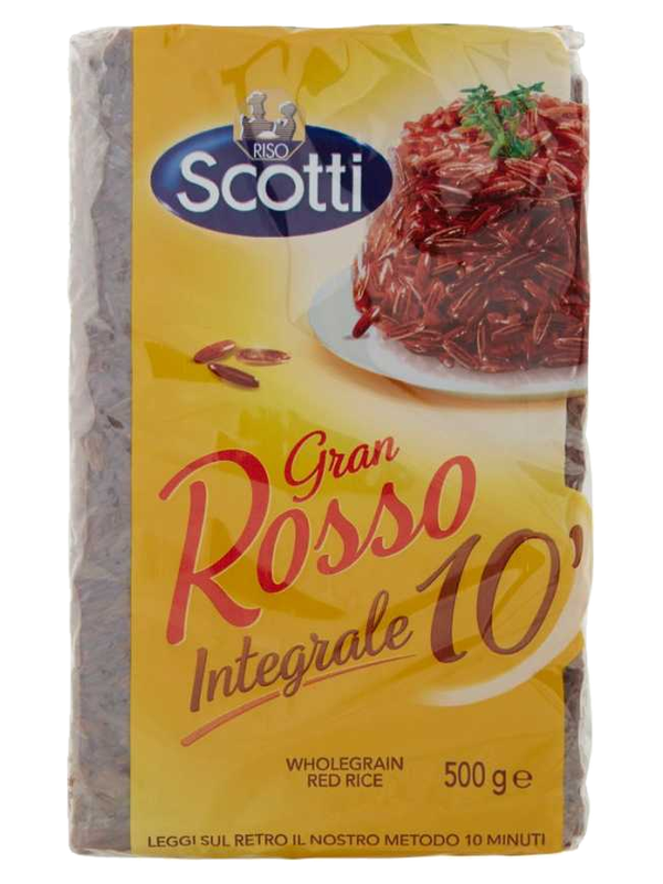 Riso Scotti riz complet rouge 500 g · boîte