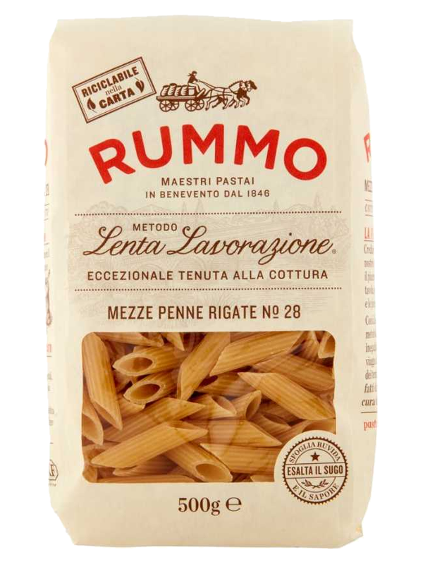 Rummo Mezze Penne Rigate n°28 500 g · paquet