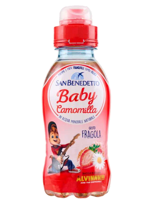 San Benedetto Baby infusion de camomille goût fraise 25 cl · bouteille