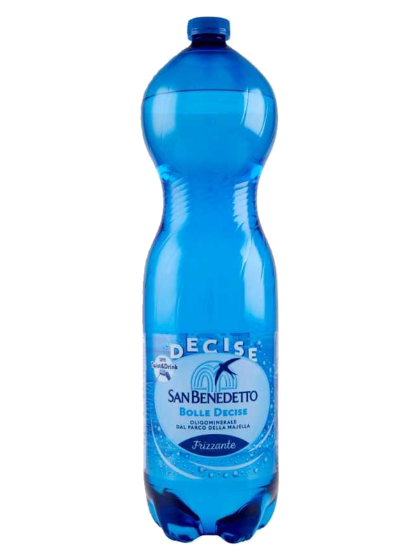San Benedetto eau minérale gazeuse Fonte Primavera 1,5 L · bouteille