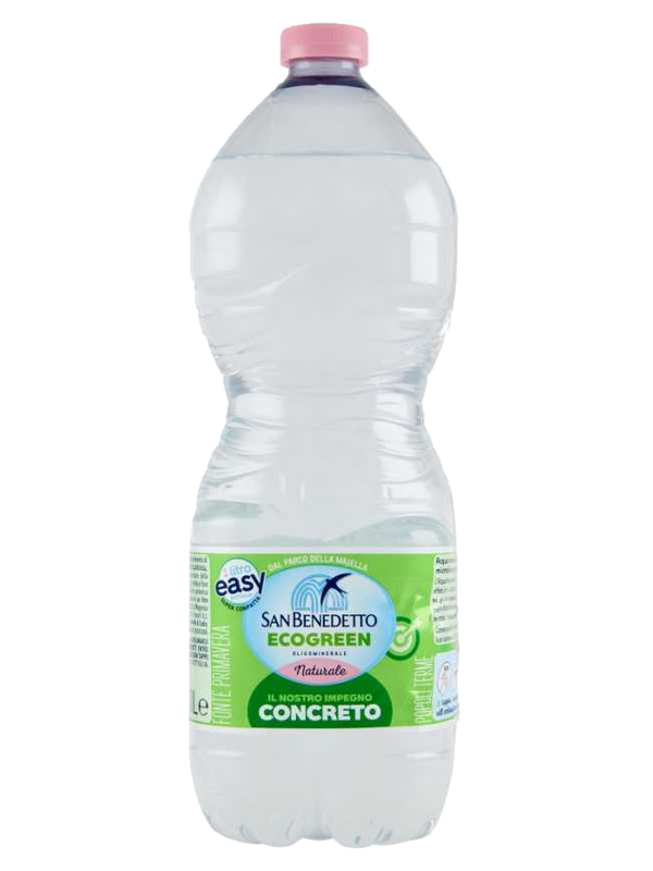 San Benedetto eau minérale plate Benedicta Ecogreen 1 L · bouteille