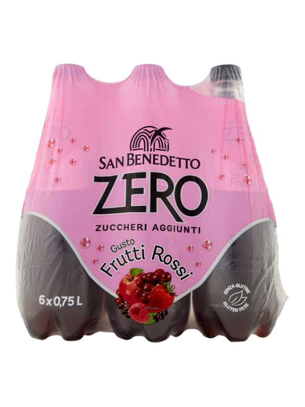 San Benedetto Zero fruits rouges 75 cl · bouteille
