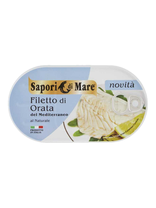 Sapori di Mare filet de daurade au naturel 145 g · boîte