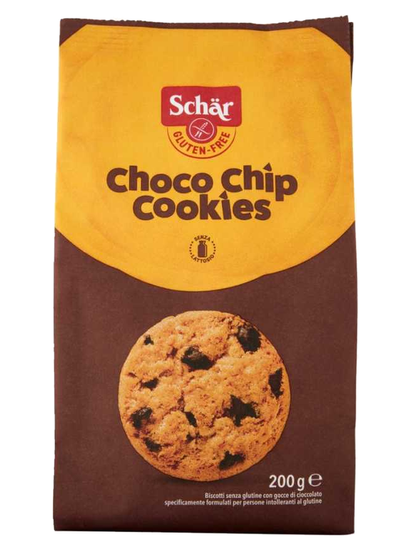 Schär Choco Chip Cookies sans gluten 200 g · paquet