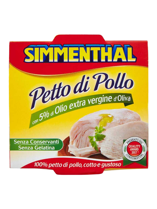 Simmenthal blanc de poulet à l'huile d'olive vierge extra 133 g · boîte
