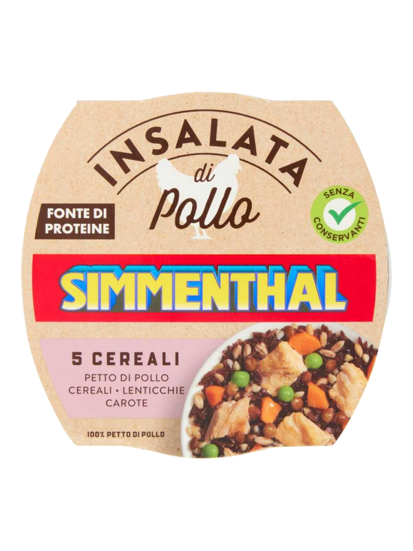 Simmenthal salade de poulet aux 5 céréales 160 g · boîte