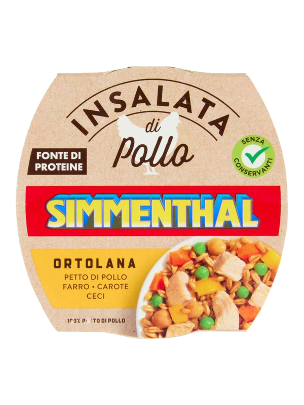 Simmenthal salade de poulet Ortolana 160 g · boîte