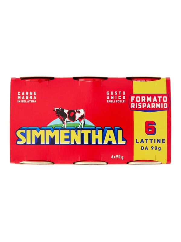 Simmenthal viande bovine en gelée 6 x 90 g · lot