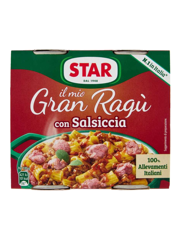 Star sauce Granragù à la saucisse 2 x 180 g · lot