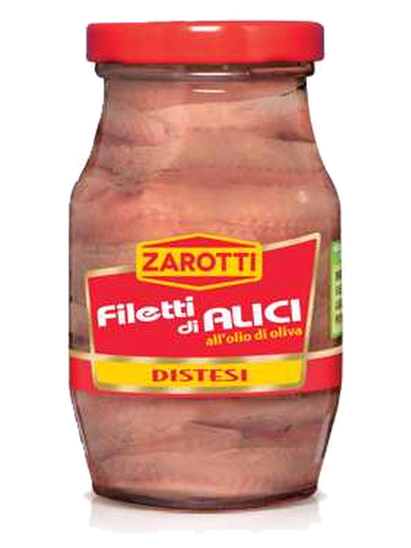 Zarotti filets d'anchois à l'huile d'olive 60 g · bocal
