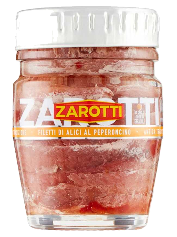 Zarotti filets d'anchois au piment 60 g · bocal