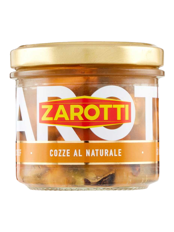 Zarotti moules au naturel 200 g · bocal